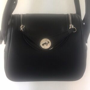 Sleek Black Mini Bag